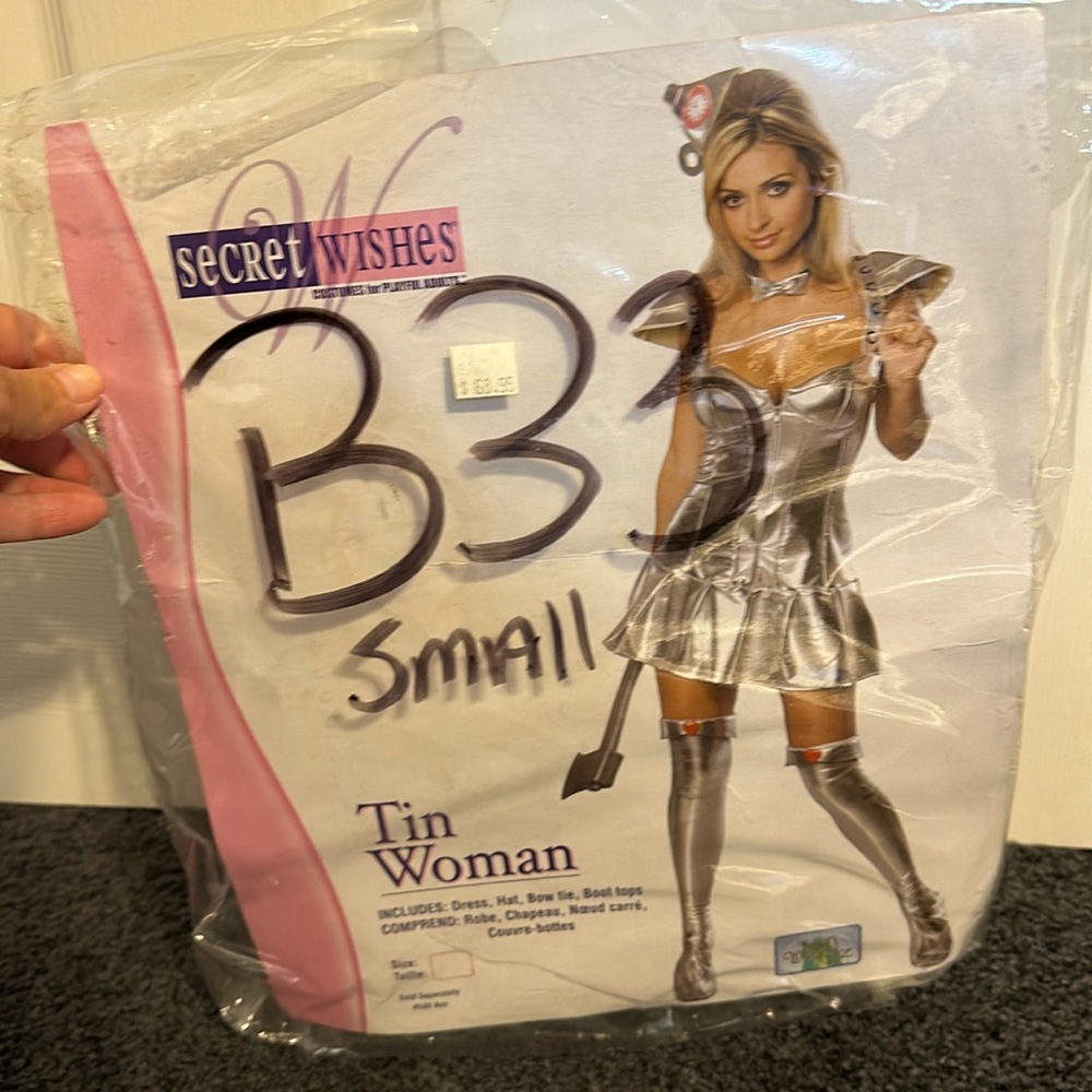 Secret Wishes Tin Woman Costume - Silver